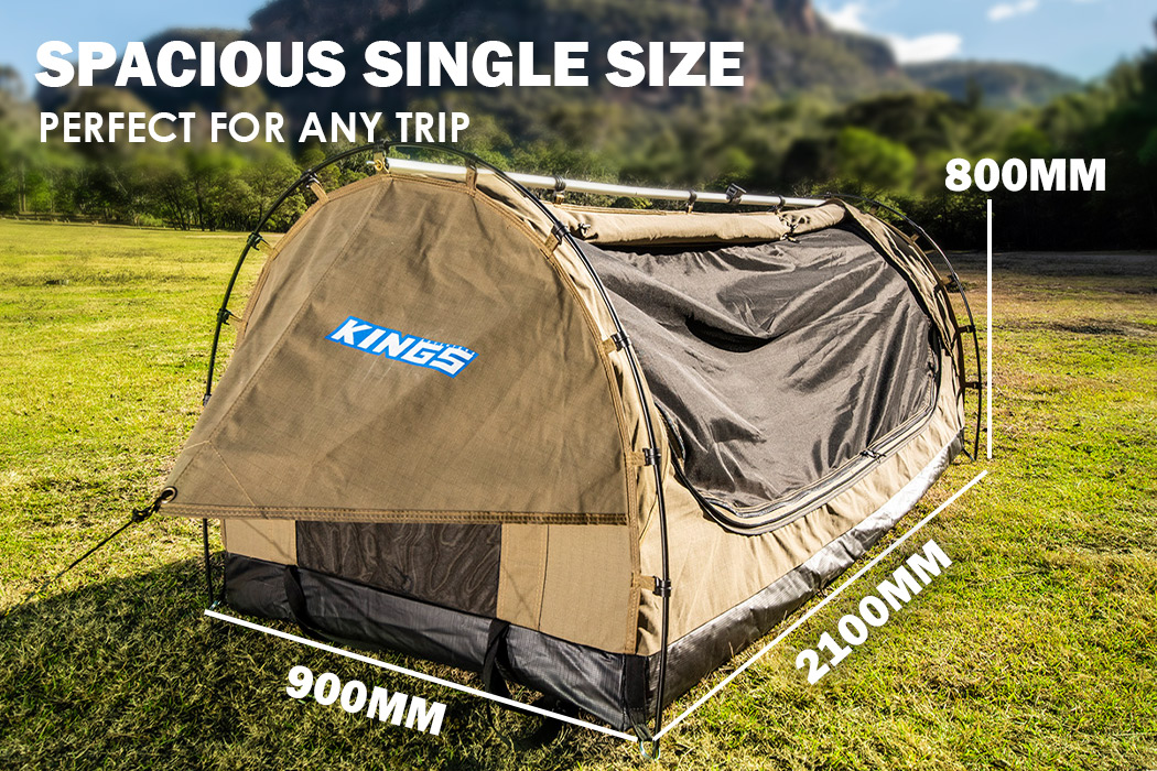 Adventure Kings Deluxe Single Swag Escape 400GSM Ripstop Canvas 50mm Mattress eBay Adventure Kings Deluxe Single Swag Escape 400GSM Ripstop Canvas 50mm Mattress eBay